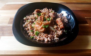 Рецепт свинины с гречкой