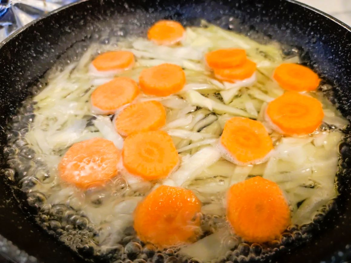 Рецепт блюда для диетического ужина с рыбой и овощами - шаг 3