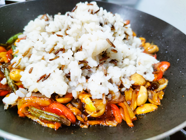Рис с грибами рецепт постный