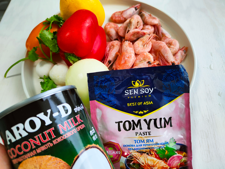 Суп «Том Ям» с курицей – пошаговый рецепт приготовления с фото