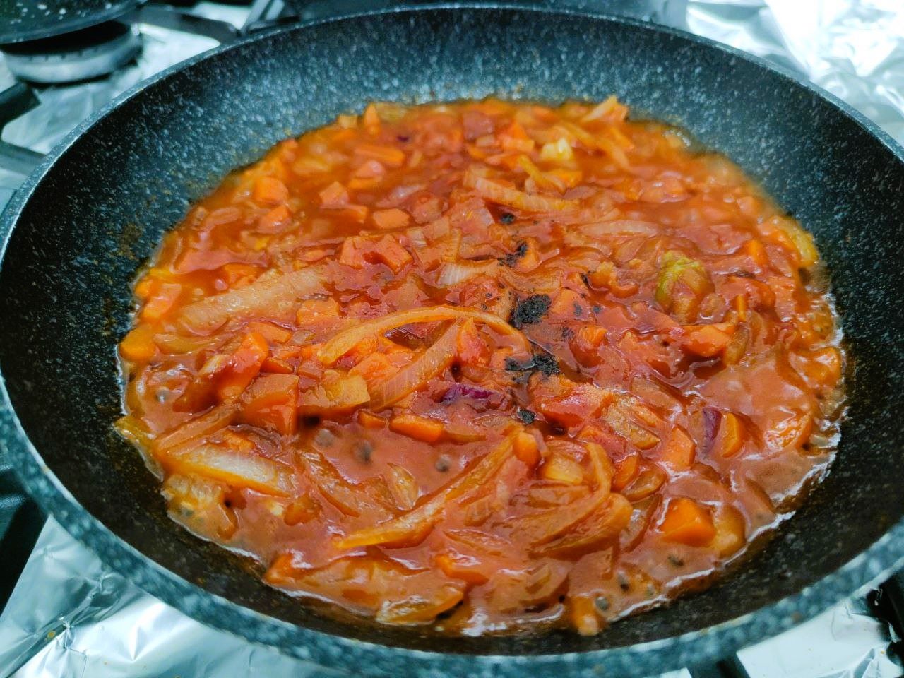 Рецепт блюда из свинины на косточке, картофеля и капусты - шаг 12